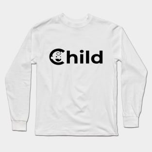 Abstract design pattern about children Long Sleeve T-Shirt